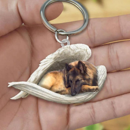 Dog Sleeping Angel Keychains - My Best Home Store