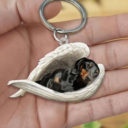 Dog Sleeping Angel Keychains - My Best Home Store