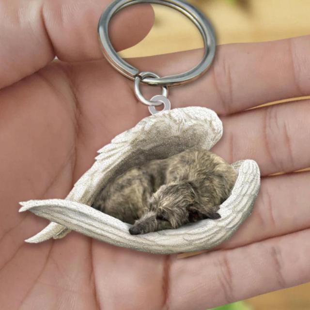 Dog Sleeping Angel Keychains - My Best Home Store