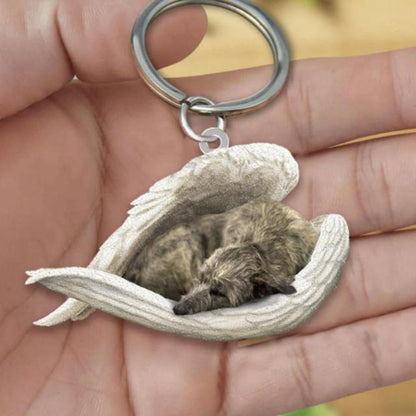 Dog Sleeping Angel Keychains - My Best Home Store