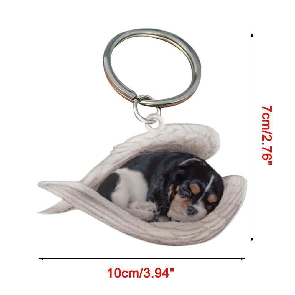 Dog Sleeping Angel Keychains - My Best Home Store